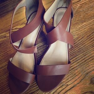 Light Brown Wedge Sandals